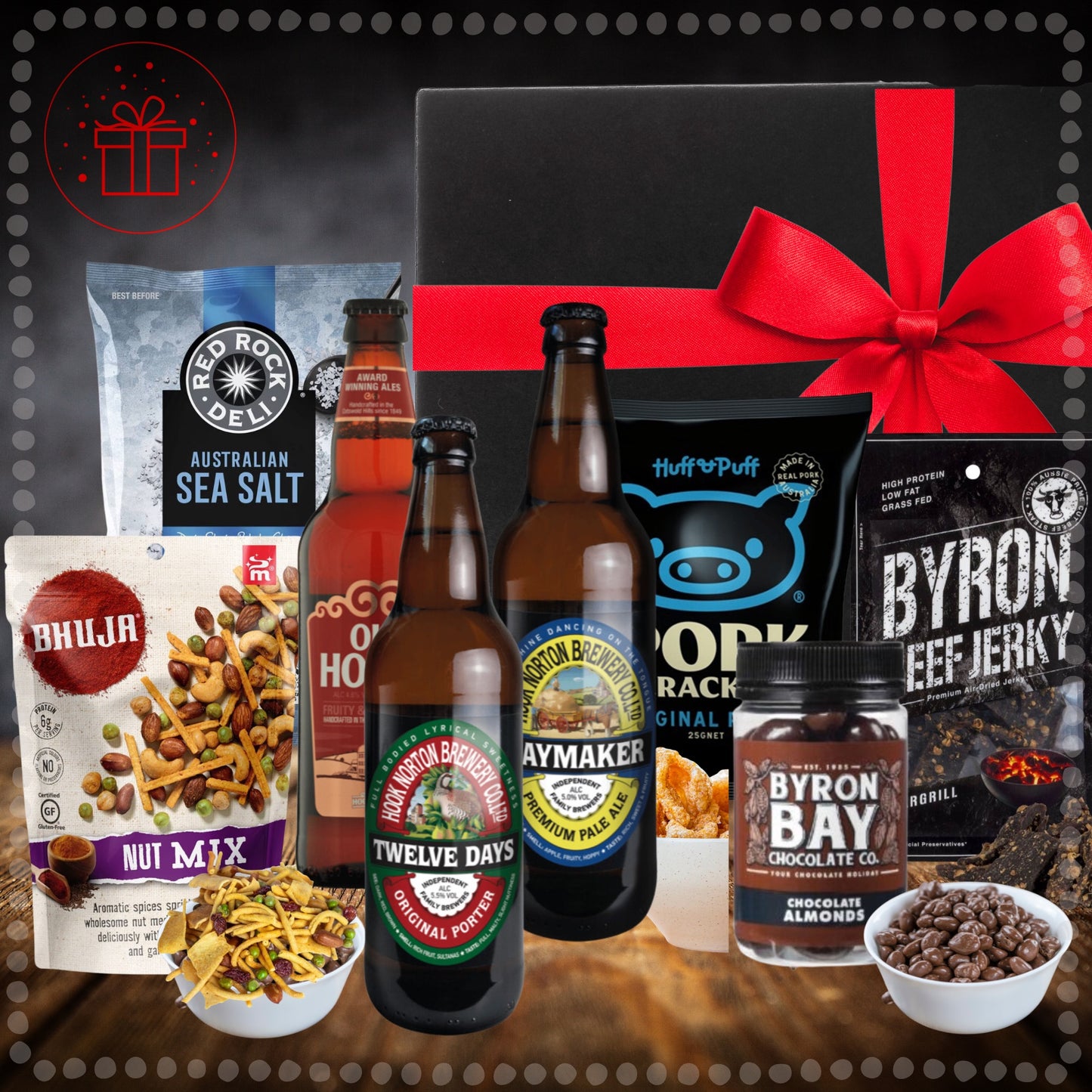 Hook Norton Beer and a Bite Gift Hamper