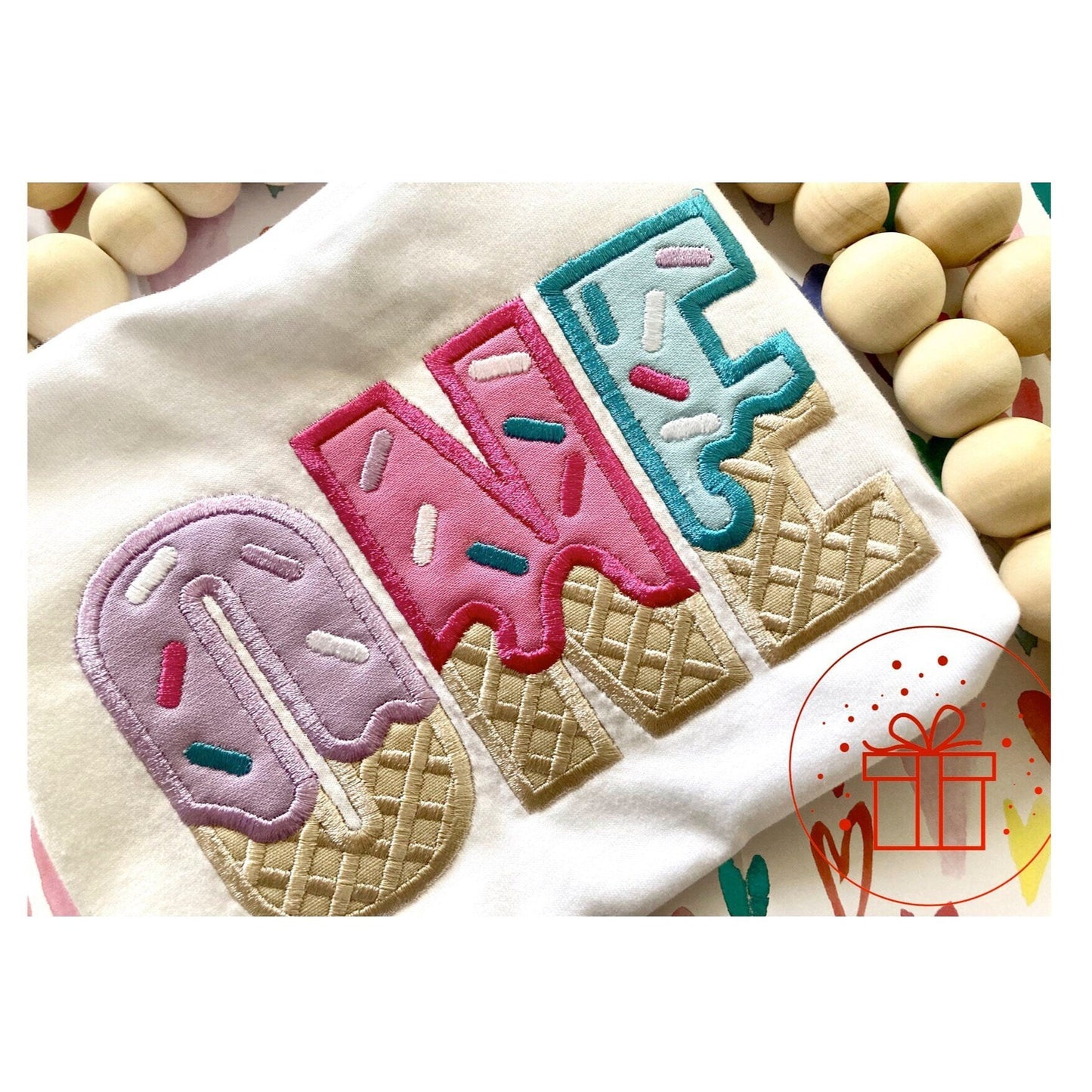 Waffle Cone Design Birthday T-shirts