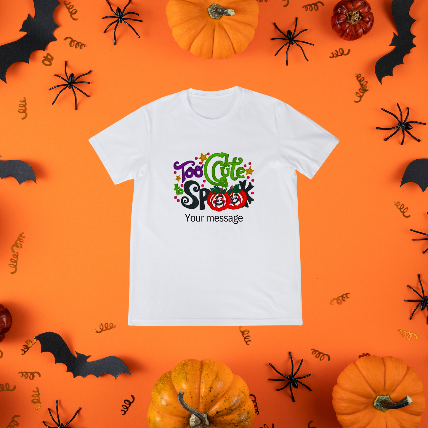 Halloween T shirt - Too Cute to Spook