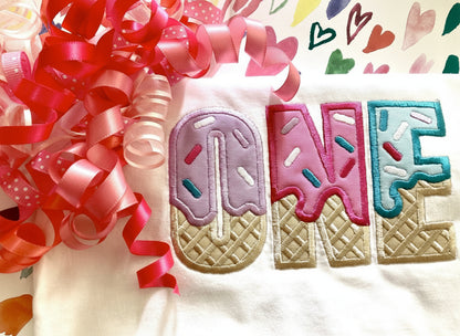 FIRST Birthday T-Shirt | Personalised Embroidered “I Am 1” Design