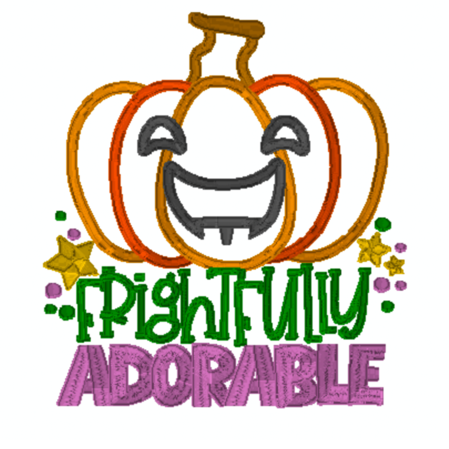 Halloween T shirt - Frightfully Adorable!