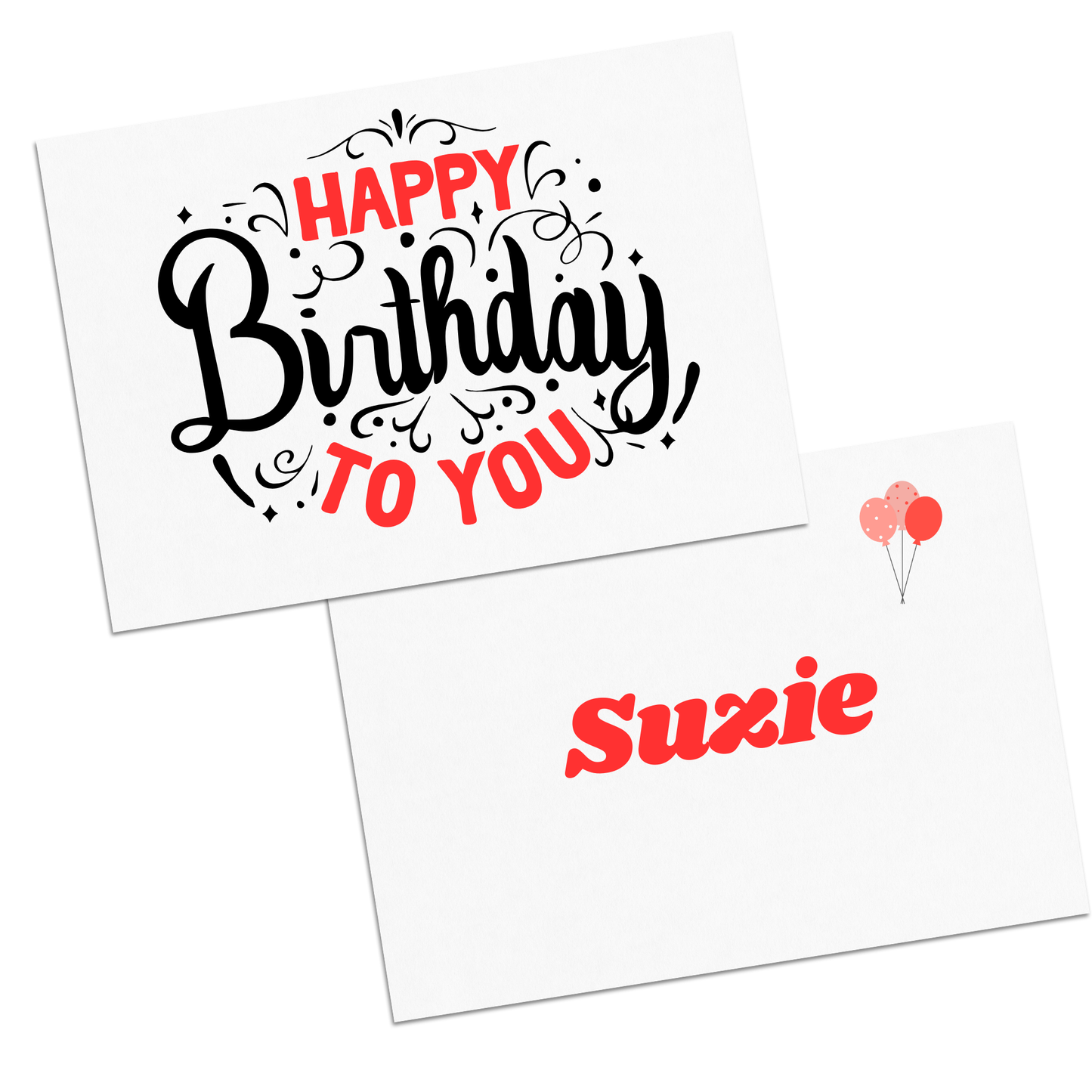 Personalised Greeting Card – Australian Made | Matching Gift Hamper Card