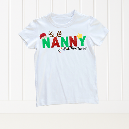 Personalised Merry Christmas T-shirt