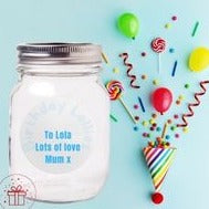 Birthday Lolly Jars