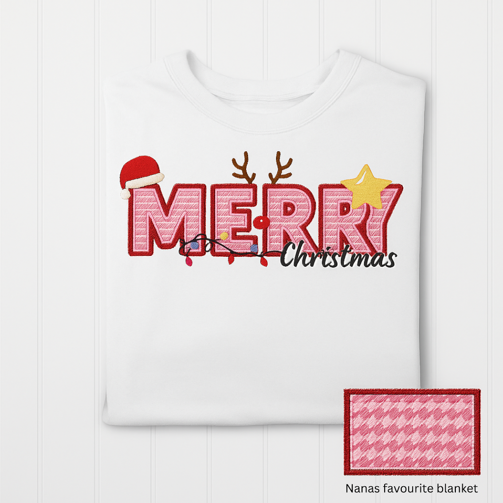 Merry Christmas T-shirt Your name or message CHRISTMAS