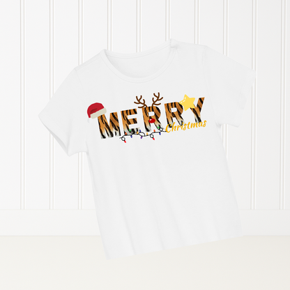 Personalised Merry Christmas T-shirt