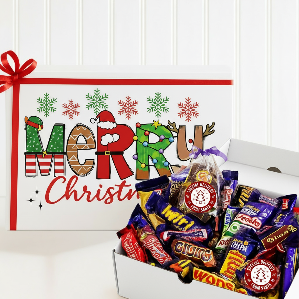 Test - Chocolate & Lolly Hamper | Personalised Sweet Gift Box | 1kg or 1.5kg Assorted Treats | Christmas Gift | Handmade in Australia (Copy)