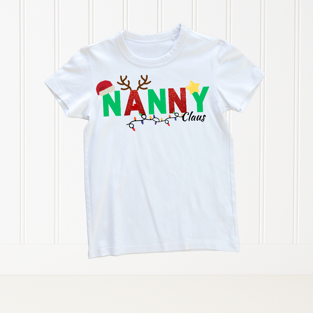 Merry Christmas T-shirt Your name or message CLAUS