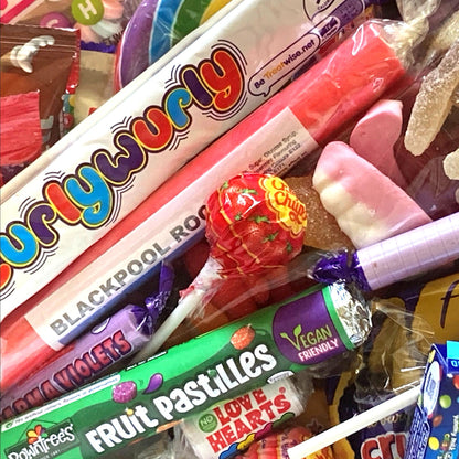 UK Chocolate & Sweet Hamper | UK Christmas Gift Box | British Treats for Expats | Personalised Hamper