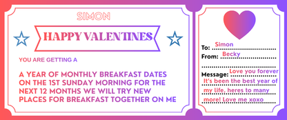 Personalised Foiled Voucher