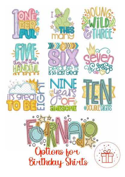 7th Birthday T-shirt, , I am seven, Seven, 7, fun age specific writing, kids & family matching styles.