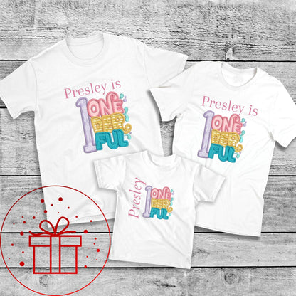 Matchy matchy Birthday T-shirt, Birthday, Mini me, fun age specific writing, kids & family matching styles. Shirts and hoodies