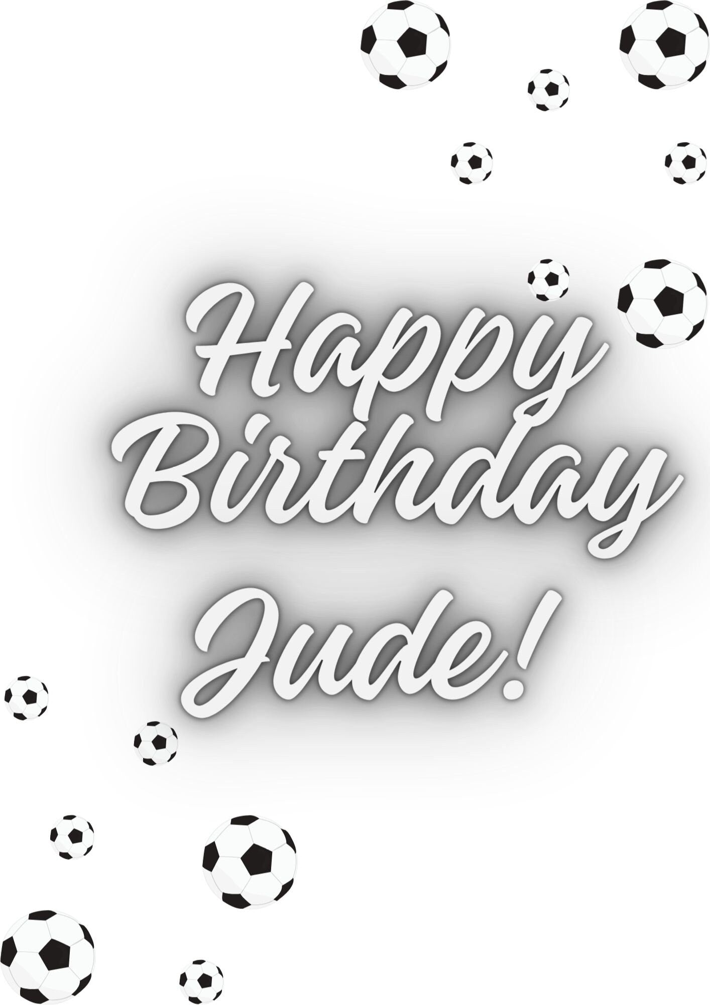 Football, Birthday card, Sports, Soccer, Kids, Adults, Birthday, Gift, Vouchers, Coupons