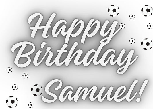 Football, Birthday card, Sports, Soccer, Kids, Adults, Birthday, Gift, Vouchers, Coupons