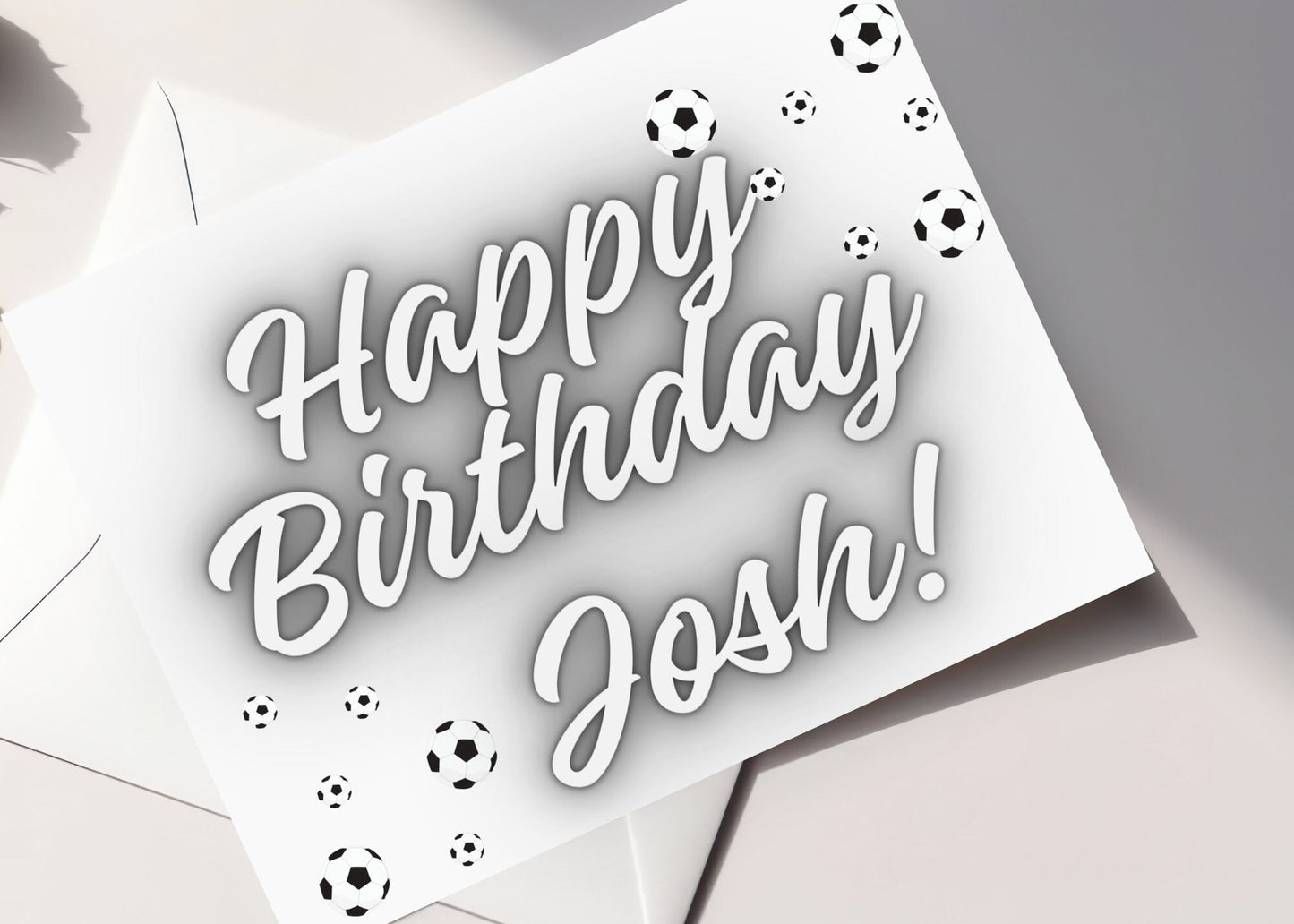 Football, Birthday card, Sports, Soccer, Kids, Adults, Birthday, Gift, Vouchers, Coupons
