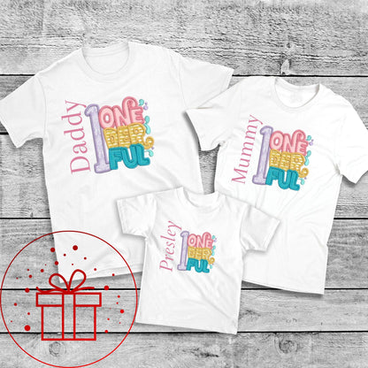 Matchy matchy Birthday T-shirt, Birthday, Mini me, fun age specific writing, kids & family matching styles. Shirts and hoodies