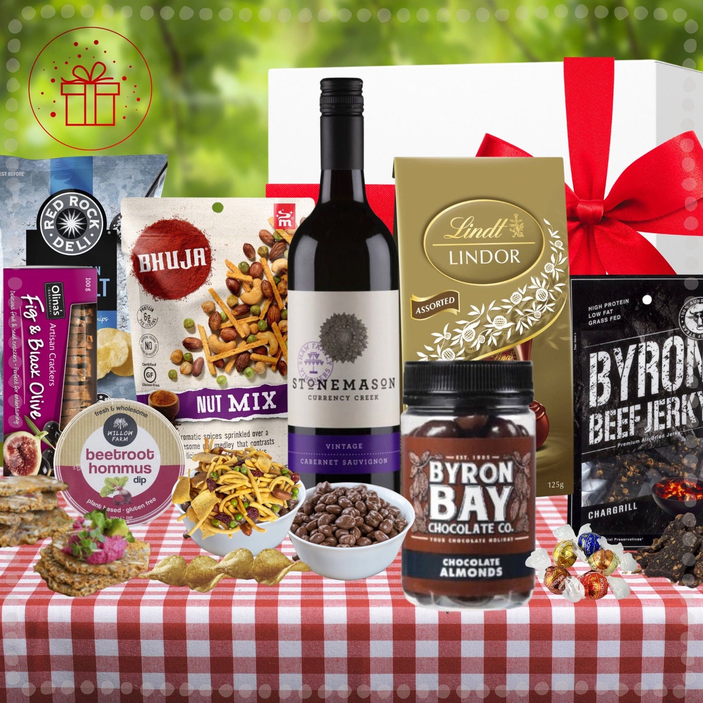 Lux Stonemason Cabernet Sauvignon hamper, Gifts for all, Savoury, Food, Hamper, Valentines, Hampers, Birthday, Gifts, Across the miles