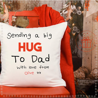 Mothers Day, Fathers Day, personalised pillow, cushion