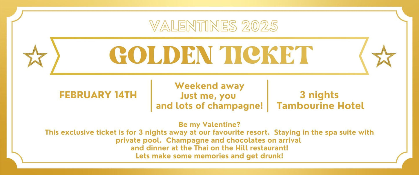 Fathers Day Golden Ticket, Gift Certificate, Gift Coupon, Gift Voucher, Foiled Gift Voucher, Unisex, personalised gift