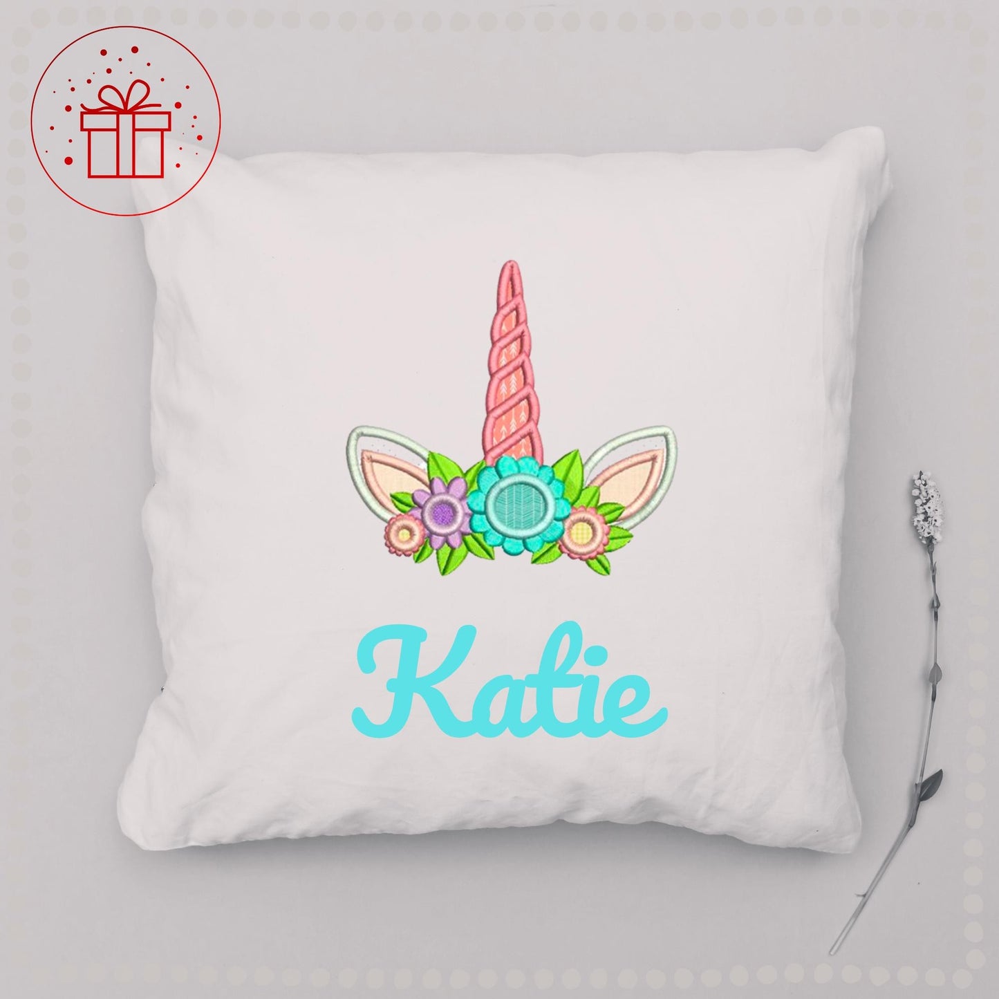 Kids cushion cover - personalised pillow, children's personalised pillow, children's personalised cushion