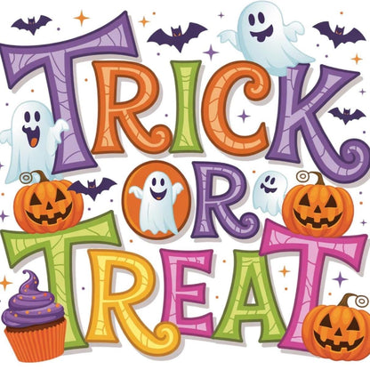 Halloween Treats, Trick or Treat Bags, Halloween Lollies, Halloween Favours
