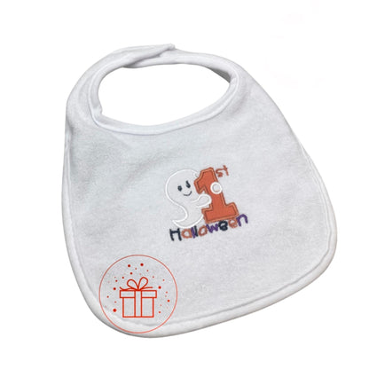 1st Halloween themed Bib to match t-shirt