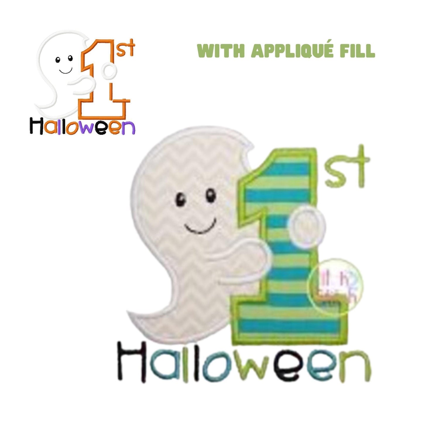 1st Halloween themed Bib to match t-shirt