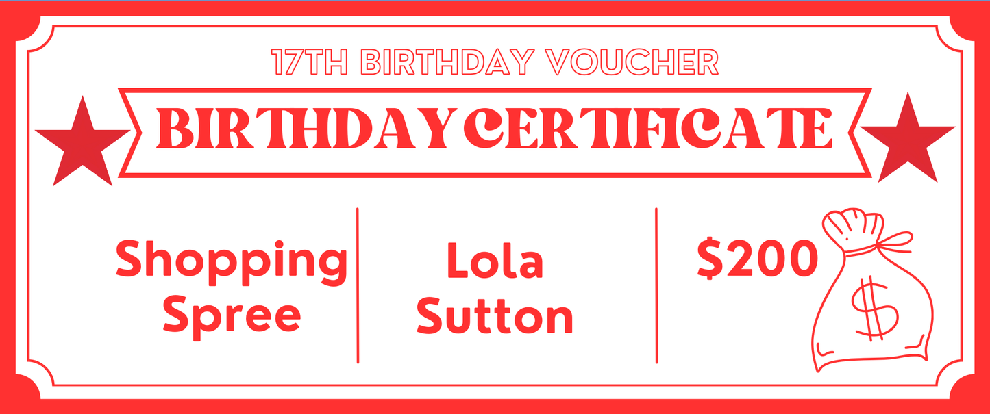 Personalised Golden Ticket Voucher – Custom Gift, Experience or Surprise