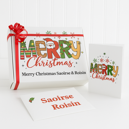 UK Chocolate & Sweet Hamper | UK Christmas Gift Box | British Treats for Expats | Personalised Hamper