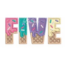 Waffle Cone Design Birthday T-shirts